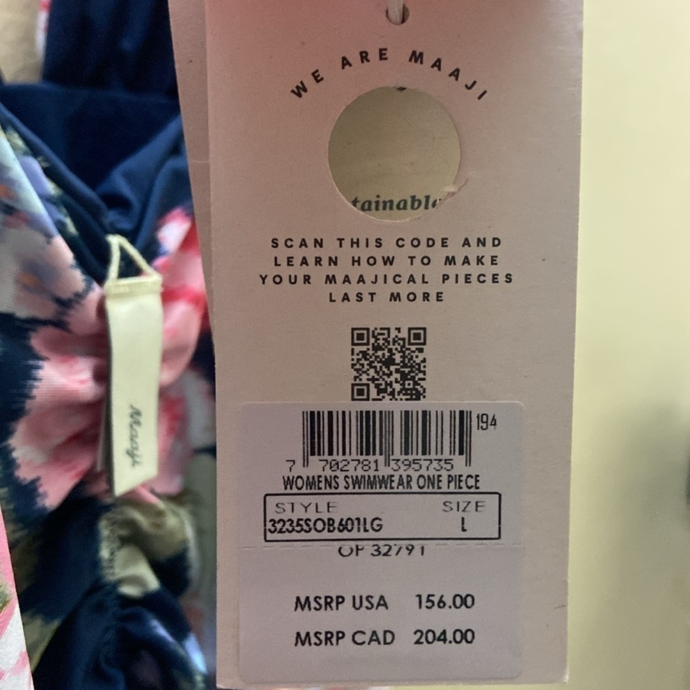 Maaji Navy Reversible One Piece Swimsuit - Picture 11 of 11